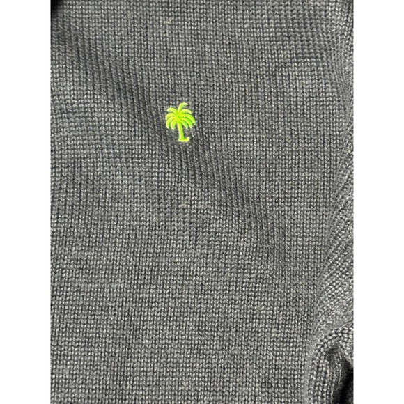 Lilly Pulitzer Wells Sweater Mens XL Navy Full Zip Elbow Patches  NWT #69046 - Picture 10 of 16